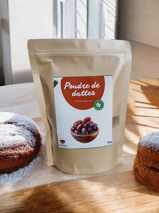 Dattes séchées en poudre